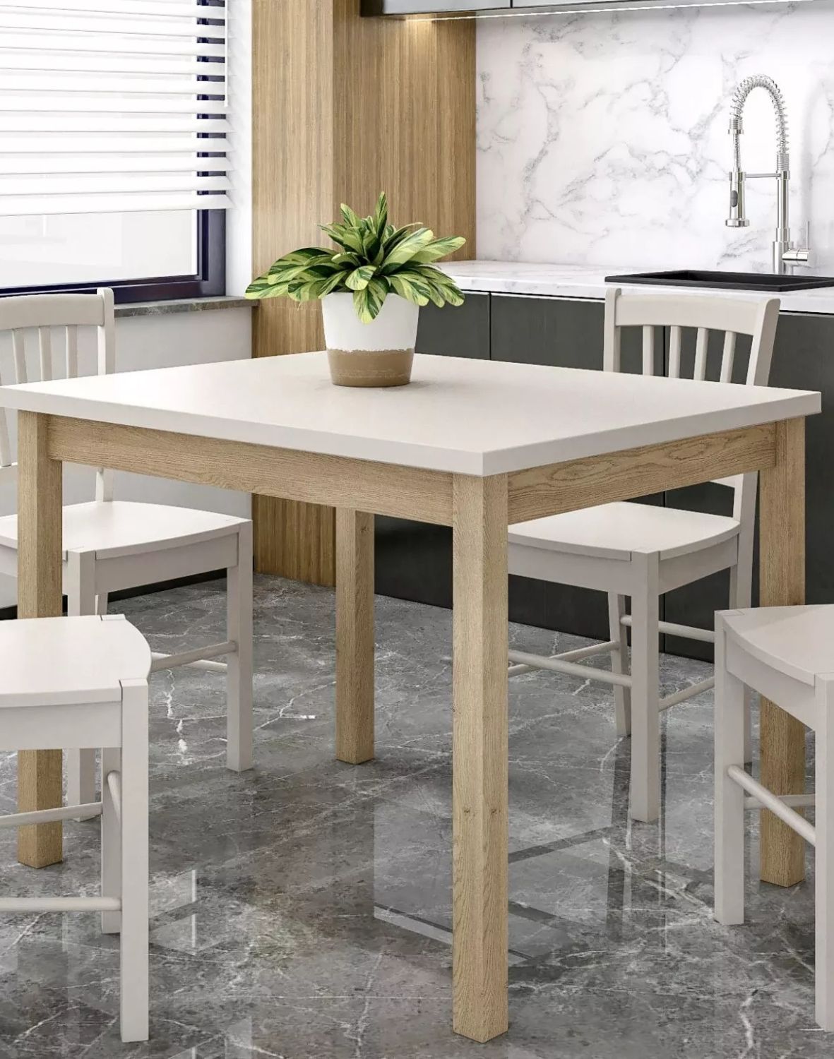 stol adam kaszmir, dab cremona torro 80x80